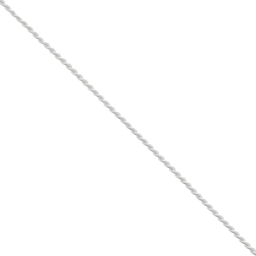 Catena a maglia Paloma 0,7 mm, placcata argento fino x 1 m