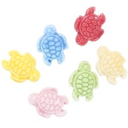 Perle Tartarughe in ceramica 19x15 mm - Multicolore x31cm