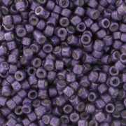 Miyuki Delica 11/0 DB1185 - Galvanized Semi Mat Eggplant