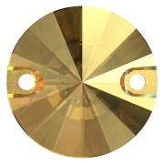 Cabochon PureCrystal 3200 12 mm Crystal Metallic Sunshine x1