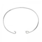 Bracciale jonc da decorare 13.5 cm d' Argento 925 x1