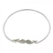 Bracciale jonc da decorare 13.5 cm d' Argento 925 x1