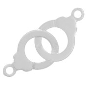 Intercalare 2 anellini manina 22 mm  Argento 925 x1|raw }}