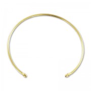 Bracciale jonc 2 anellini 16 cm en Gold filled x1|raw }}