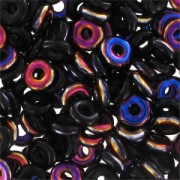 O Bead 4 mm Jet Sliperit x5g|raw }}
