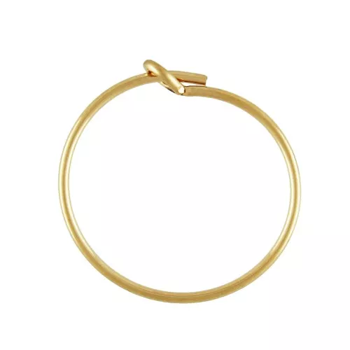 Orecchini decorativi a cerchio - Gold filled x2