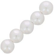 Perle tonde d'acqua dolce da 10 mm - Bianco perlato x50|raw }}