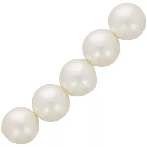 Perle rotonde d'acqua dolce da 14 mm - Perla crema x20