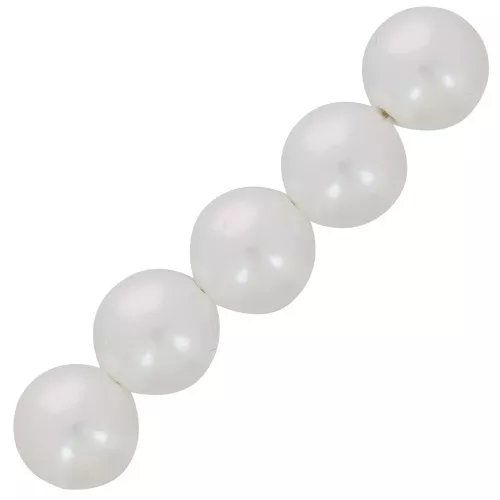 Perle rotonde d'acqua dolce da 14 mm - Bianco perlato x20