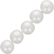 Perle tonde d'acqua dolce 18 mm - Bianco perlato x10|raw }}