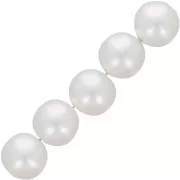 Perle tonde d'acqua dolce 18 mm - Bianco perlato x10