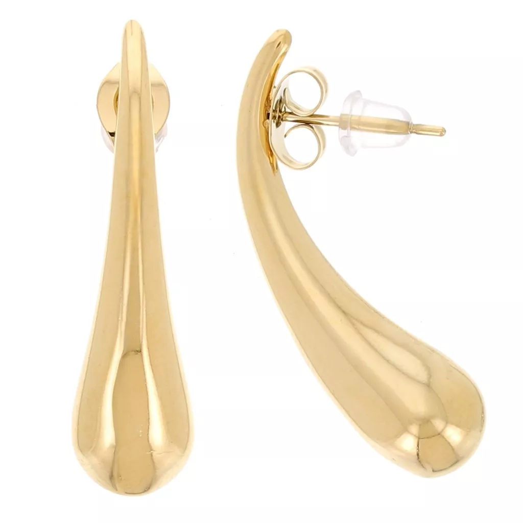 Paula & Fritz Orecchini A Clip Fiore Oro, In Acciaio Inox 316L Con Zirconi E Perle, Per Donne Con Orecchie Non Forate