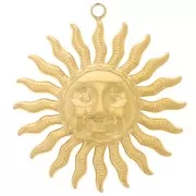 Pendenti - Abbellimenti - Pendente solare da 30 mm - Acciaio inossidabile 304L dorato x1 Pendente solare da 30 mm - Acciaio inossidabile 304L dorato x1