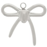 Ciondolo a nodo 16x17 mm in acciaio inox 304L x1