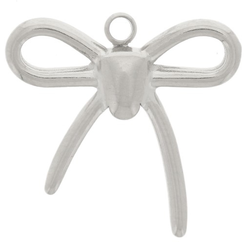 Ciondolo a nodo 16x17 mm in acciaio inox 304L x1