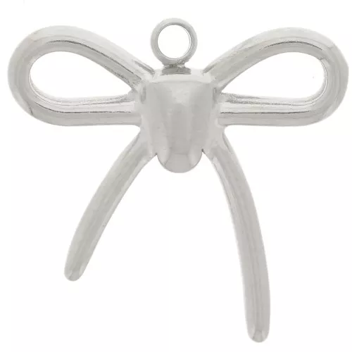 Ciondolo a nodo 16x17 mm in acciaio inox 304L x1