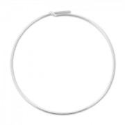 Orecchini da decorare mm. 45 x mm. 0.7 in Argento 925 x2