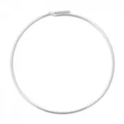 Orecchini da decorare mm. 45 x mm. 0.7 in Argento 925 x2