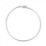 Orecchini da decorare mm. 30 x mm. 0.7 in Argento 925 x2