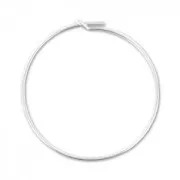 Orecchini da decorare mm. 30 x mm. 0.7 in Argento 925 x2