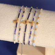 Ciondolo a cuore 6,5x6 mm ossidi di zirconio -Acciaio inossidabile 304L -dorato x1