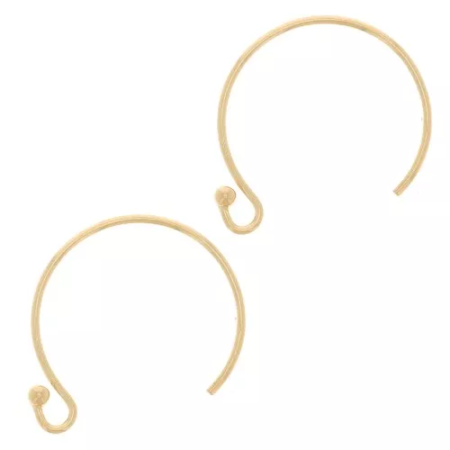 Orecchini tondo 13mm in Gold filled x2