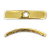 Separatore arco di cerchio 19 mm Dorato con oro fino x4