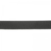 Laccetto cuoio rigenerato doppio lato mm. 3 Dark Grey xm.1