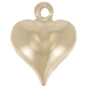 Ciondolo a cuore bombato 13x10 mm - Gold filled x1|raw }}
