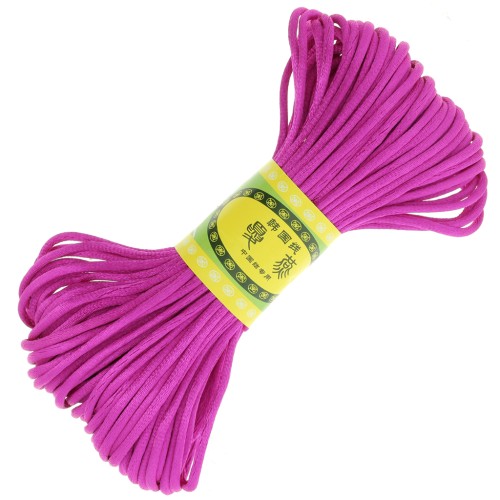 Cordoncino in poliestere 2 mm - Fucsia x20m
