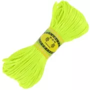 Cordoncino in poliestere 2 mm - Giallo fluo x20m