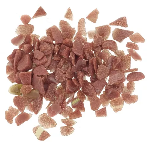 Sacchetto di mini pietre arrotolate - non forate - Imitazione pietra del sole x20g