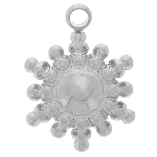Ciondolo a forma di sole con piccole sfere da 8 mm - Acciaio inossidabile 304L x1