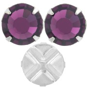 Strass da cucire mm. 8 Amethyst