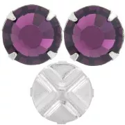 Strass da cucire mm. 8 Amethyst