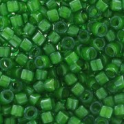 Miyuki Delica 11/0 DB0274 - Lined Pea Green Luster x8g|raw }}