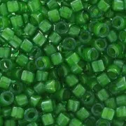 Miyuki Delica 11/0 DB0274 - Lined Pea Green Luster x8g