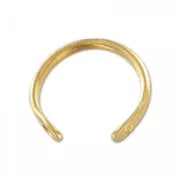 Anello 2 fori 20 mm Dorato con oro fino x1