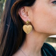 Orecchini a fiore - 13 mm - Acciaio inossidabile 304L x2