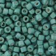 Miyuki Delica 11/0 DB1172 - Galvanized Mat Dark Aqua x8g