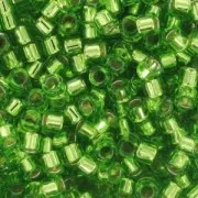 Miyuki Delica 11/0 DB1206 - Silver Lined Lime x8g