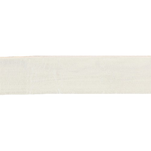 Laccetto cuoio mm. 10 Blanco metallizzato x30cm