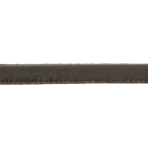 Laccetto cuoio mm. 5x2 Dark Brown x30cm
