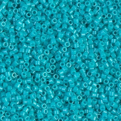 Miyuki Delica 11/0 DB0658 - Dyed Opaque Turquoise Green x8g