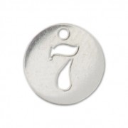 Ciondolo cifra 7 - mm. 8.5 in Argento 925 x1|raw }}