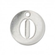 Ciondolo chiffre 0 - mm. 8.5 in Argento 925 x1|raw }}