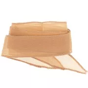 Ruban de soie 25 mm - Sable x85cm