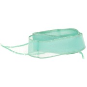 Nastro di seta da 25 mm - Turchese x85 cm|raw }}