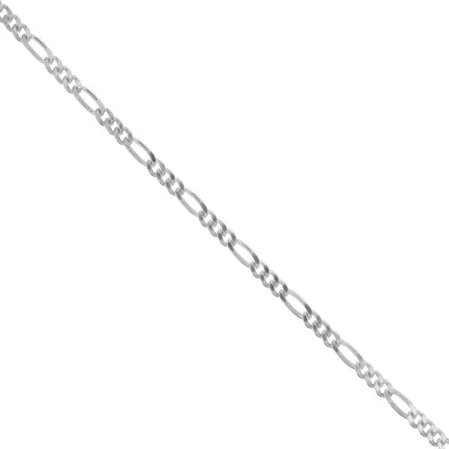 Catena maglia Figaro (1x3) mm. 2.5 Argento 925 x cm.50
