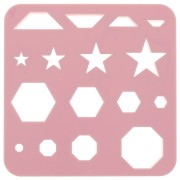 Set di 16 stampi in plastica per modellazione e pasta polimerica - Star x1